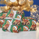 Recherche de ours de père noël papier cadeau Vintage