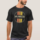 Recherche de kalamazoo michigan tshirts Rétro