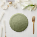 Recherche de olive green paper assiettes Vert armée