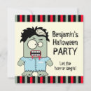 Recherche de zombi invitations Monstre