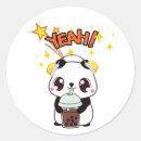 Recherche de thé kawaii autocollants Panda