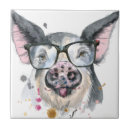 Recherche de porc carreaux Aquarelle