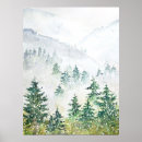 Recherche de forêt de pin posters Vert