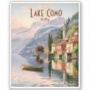 Recherche de lac autocollants Paysage italien