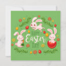 Recherche de fertilité vœux cartes Lapin