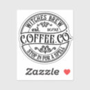 Recherche de halloween drôle autocollants Café