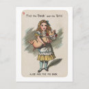 Recherche de alice cartes postales Pays des merveilles