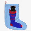 Recherche de bas rouge chaussette de noël Chat