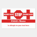 Recherche de alerte médicale autocollants Nourriture