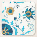 Recherche de fleurs dessous de verres Indigo