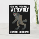 Recherche de loup garou cartes postales Humour