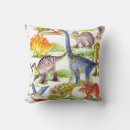 Recherche de silhouette de dinosaure coussins Arrière plan