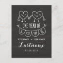 Recherche de 1st anniversary vœux cartes Couple