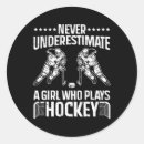 Recherche de hockey de champ autocollants Joueur
