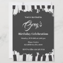 Recherche de de piano anniversaire invitations Clavier