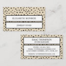 Recherche de pointillés cartes visite Client(e)