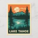 Recherche de lac tahoe cartes postales Rétro