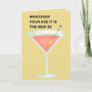 Recherche de martini anniversaire cartes Cool