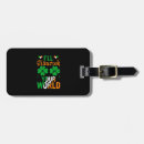 Recherche de de st patrick bagages étiquettes Leprechaun