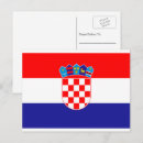 Recherche de drapeau croate cartes postales Zagreb