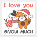 Recherche de panda noël autocollants Neige