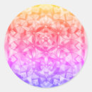 Recherche de mandala arc en ciel autocollants Fleur de vie