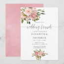 Recherche de de brunch de mariage invitations Floral
