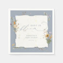 Recherche de bébé serviettes Baby shower fleur sauvage