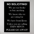 Recherche de aucune sollicitation posters Pas de sollicitation