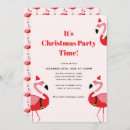 Recherche de flamingo noël invitations Rose