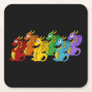 Recherche de illustration dragon dessous de verres Mignon