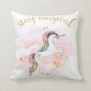 Recherche de petite licorne coussins Aquarelle