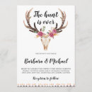 Recherche de chasse mariage invitations Bohème