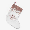 Recherche de monogramme chaussette de noël Feminine