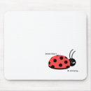 Recherche de coccinelles mignonnes tapis souris Illustration