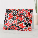 Recherche de fleur abstraite vœux cartes Motif floral