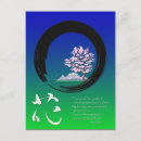 Recherche de zen calligraphie cartes postales Kanji