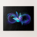 Recherche de grand papillon puzzles Noir