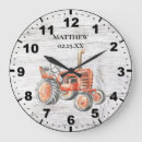 Recherche de tracteur rouge horloges Grange