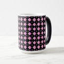Recherche de motif carré rose tasses Moderne