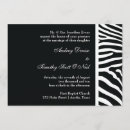 Recherche de zoo mariage invitations Zèbre