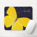 Recherche de papillon jaune et noir tapis souris Insecte
