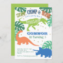 Recherche de dinosaure invitations Fête des dinosaures