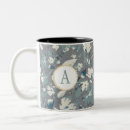 Recherche de fleurs bleues tasses Motif