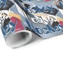 Recherche de bâton de hockey papier cadeau Patins