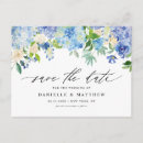 Recherche de hortensia bleu cartes postales Aquarelle
