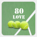 Recherche de joueur de tennis autocollants Anniversaire