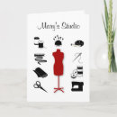 Recherche de aiguille et fil vœux cartes Machine à coudre