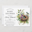 Recherche de nest baby shower invitations Élégant