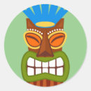 Recherche de masques tiki autocollants Île